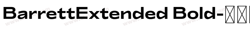 BarrettExtended Bold字体转换